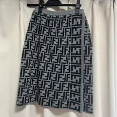 Fendiフェンディ ズッカ柄 カットソー ノースリーブ ブラウス タンク