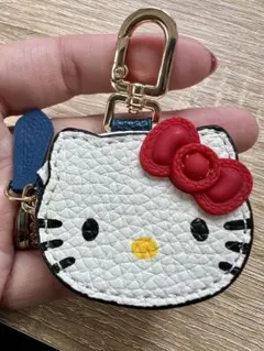 【新品・未使用】ハローキティ キーホルダー コインケース ホワイト 可愛い♡
