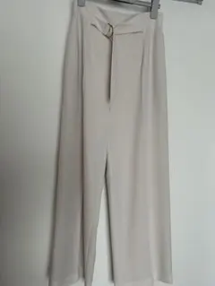 LAGUNAMOON ベージュ ワイドパンツ Mサイズ