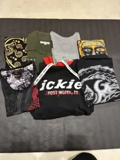 Dickies Tシャツ まとめ売り メンズ 古着　長袖　半袖　和柄　龍