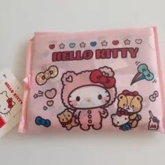 サンリオHELLO KITTY エコバッグ ピンク 41x53cm着ぐるみキティ