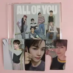 RIIZE ソンチャン All of You 東京ドーム限定盤CD ＆トレカ３枚