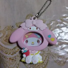 マイメロ　キーホルダー　フォトバッジ付き