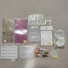 【新品未使用】レジンハンドメイド資材　まとめ売り　パーツ　封入　ひらがな L