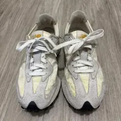 New balanceホワイト/グレー スニーカー