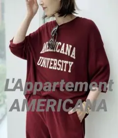 アパルトモン AMERICANA Football T-Shirt L'Appartement 【Americana】Football T-sh - メルカリ