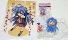 らき☆すた こなた　きゅんキャラ ストラップ　下敷き