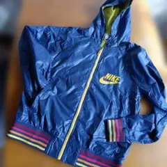 NIKE フード付きナイロンジャケット ネイビー