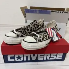 ワコマリア　CONVERSE ALL STAR ヒョウ柄スニーカー 27.5cm