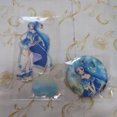 キュアウインク　アクリルスタンド、缶バッチ