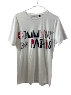 COMMUNE DE PARIS 1871 ロゴTシャツ 半袖 ホワイト Sのサムネイル