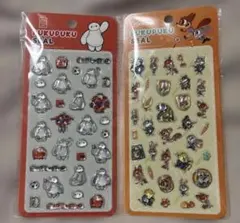 ディズニーぷくぷくシール　2枚セット