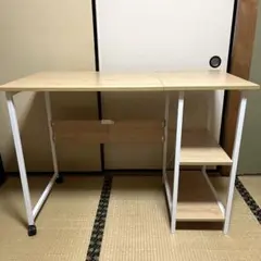 ニトリ パソコンデスク 学習机 ダークブラウン - メルカリ