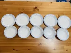 HANAE MORI DINNERWARE プレート2種10枚セット　花