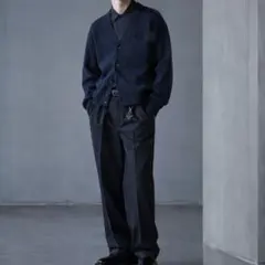 【極美品】PRADA プラダ 18SS カシミヤ100% ニットカーディガン 黒のサムネイル