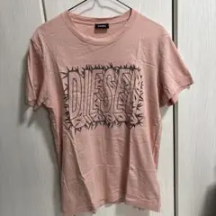 DIESEL Tシャツ ピンク グラフィック