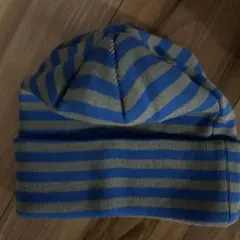 カ*ー様 ボーダービーニー　青とグレー　archive