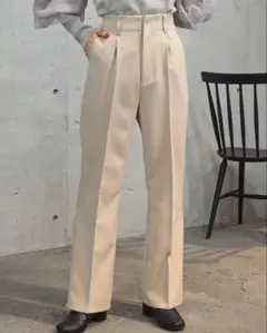 tiptop センタープレスセミフレアスラックス　（断捨離のため大幅セール中！）