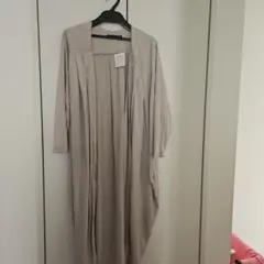 ロングカーディガン ベージュのサムネイル