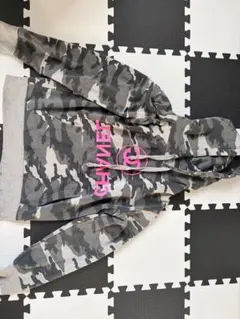 Kz Clothing カモフラ柄 パーカー ピンクロゴ Mサイズ