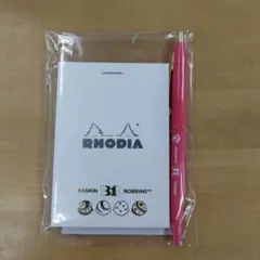 RHODIA Baskin Robbins コラボ メモ帳 ボールペンセットのサムネイル