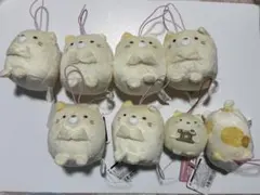 すみっこぐらし　ねこ　ぬいぐるみマスコット　ナムコ