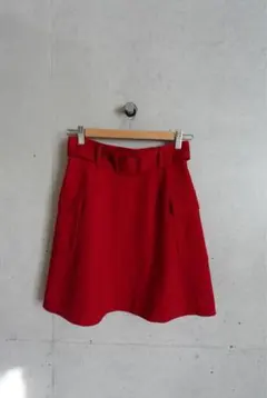 【美品】アニエスベー Agnes b スカート 赤のサムネイル