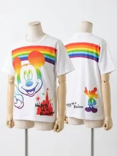 【東京ディズニーリゾート限定】ミッキーマウス レインボー Tシャツ