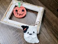 ハロウィン あみぐるみワンコ用チャーム