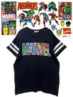 THE AVENGERS　Tシャツ　L　黒　USA古着