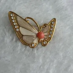 蝶　ブローチ　#1691