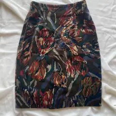 KENZO タイトスカート 花柄のサムネイル