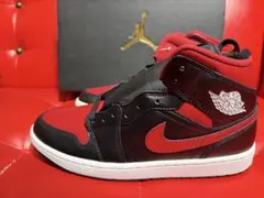 エアジョーダン 1 MID ブラック/レッド DQ8426-067 US9.5