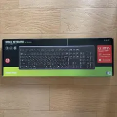 GREEN HOUSE 有線キーボード 日本語109A配列 本体のサムネイル