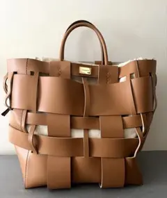 ZANCHETTI WOVEN MIDI SHOPPER 2Way バッグのサムネイル
