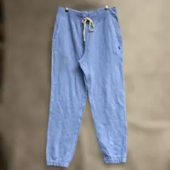 ポロラルフローレン 水色 ジョガーパンツ 裏起毛 スウェット M 【5515】