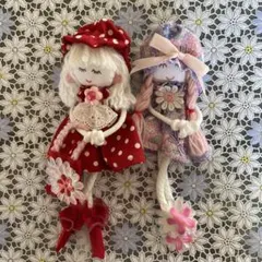 ハンドメイド 人形2体セット - メルカリ