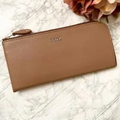 未使用✨IBIZA イビサ 長財布 L字ファスナー キャメル レディース