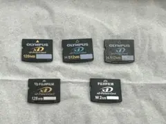 xDピクチャーカード 128MB 512MB 2GBセット5