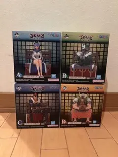 一番くじ　ワンピース 百獣海賊団　飛び六胞　フィギュア 4体セット　未開封