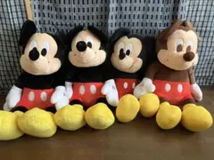 ミッキー・マウス ぬいぐるみ 4体セット