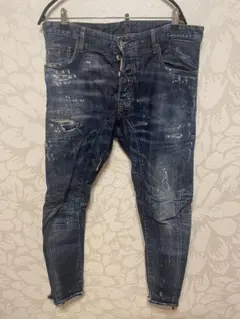 DSQUARED2 デニムパンツ ダメージ ペイント加工のサムネイル