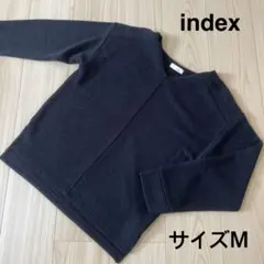 美品！！＊インデックス：サイズM：ネイビー色のトレーナー＊