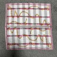 CELINE ハンカチ　チェーン柄