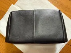 WILDSWANS BOURSE レザー 巾着 ポーチ ブラック - メルカリ