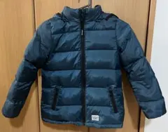 【BeBe】リバーシブル星柄ダウンコート130