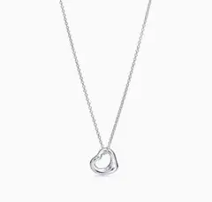 最終値下げ 【新品未使用】ティファニー オープンハート ネックレス 11mm