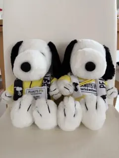阪急梅田店限定品　PEANUTS GYM スヌーピー ぬいぐるみ2個セット