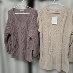 新品KHALITA セーター2点