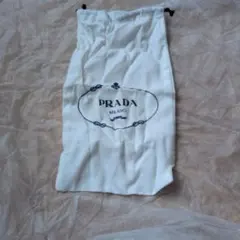 PRADA 布製ポーチ ホワイト